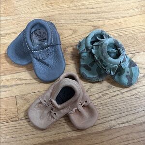 Freshly Picked Moccasins - Gray, Camouflage, Tan
